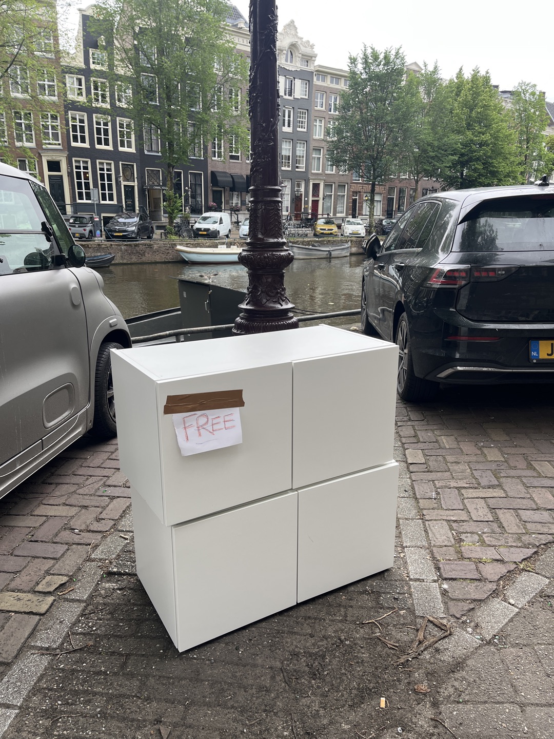 2 perfect condition white storage boxes 1