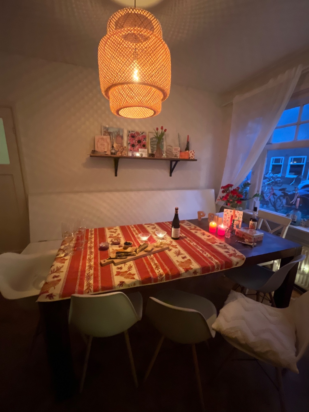 3 meter lange eettafel bank met opslag !!! 1