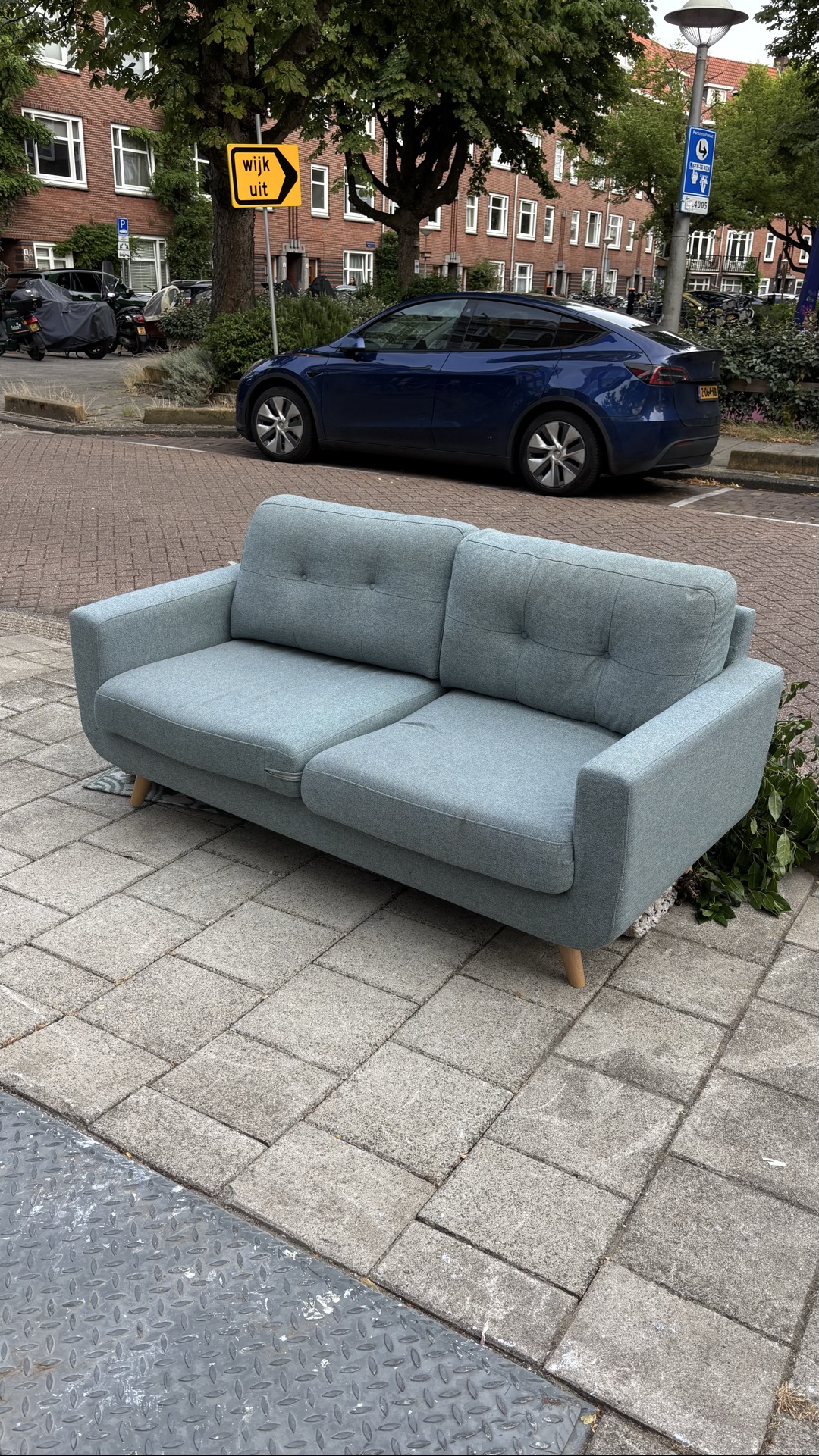 Light blue sofa 1