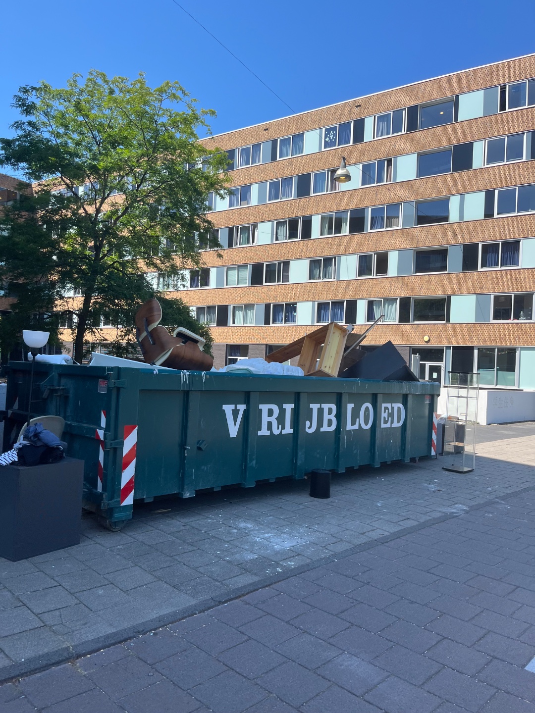 Dumpsters full of practically new furniture !!! 2