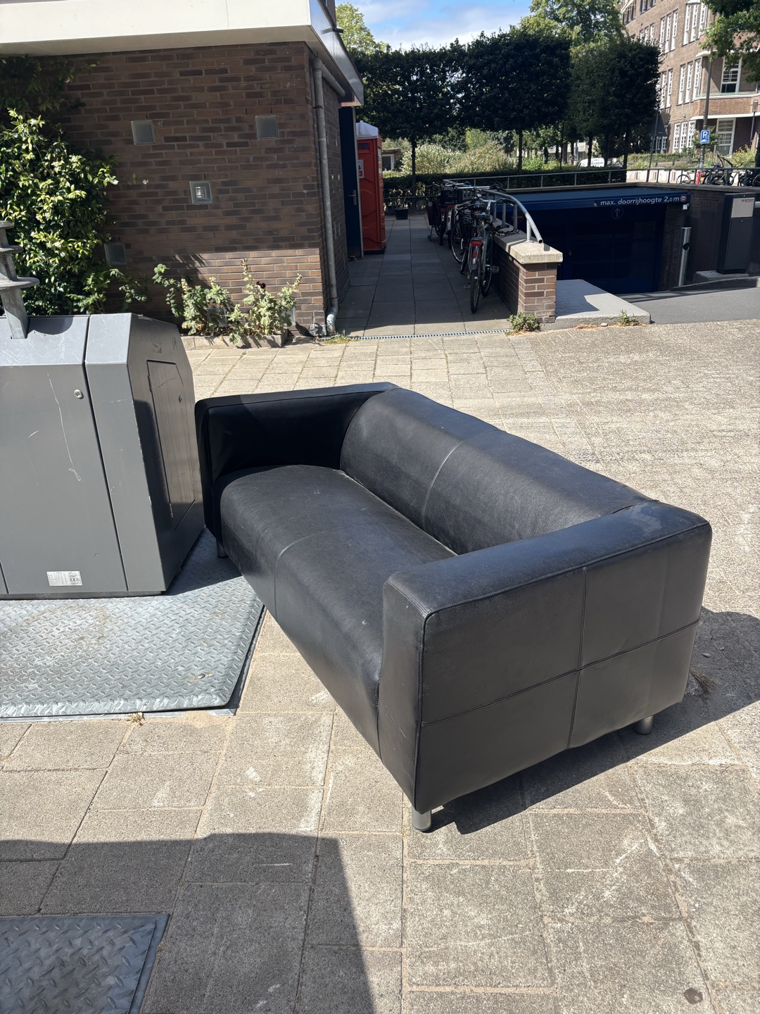 black couch 1